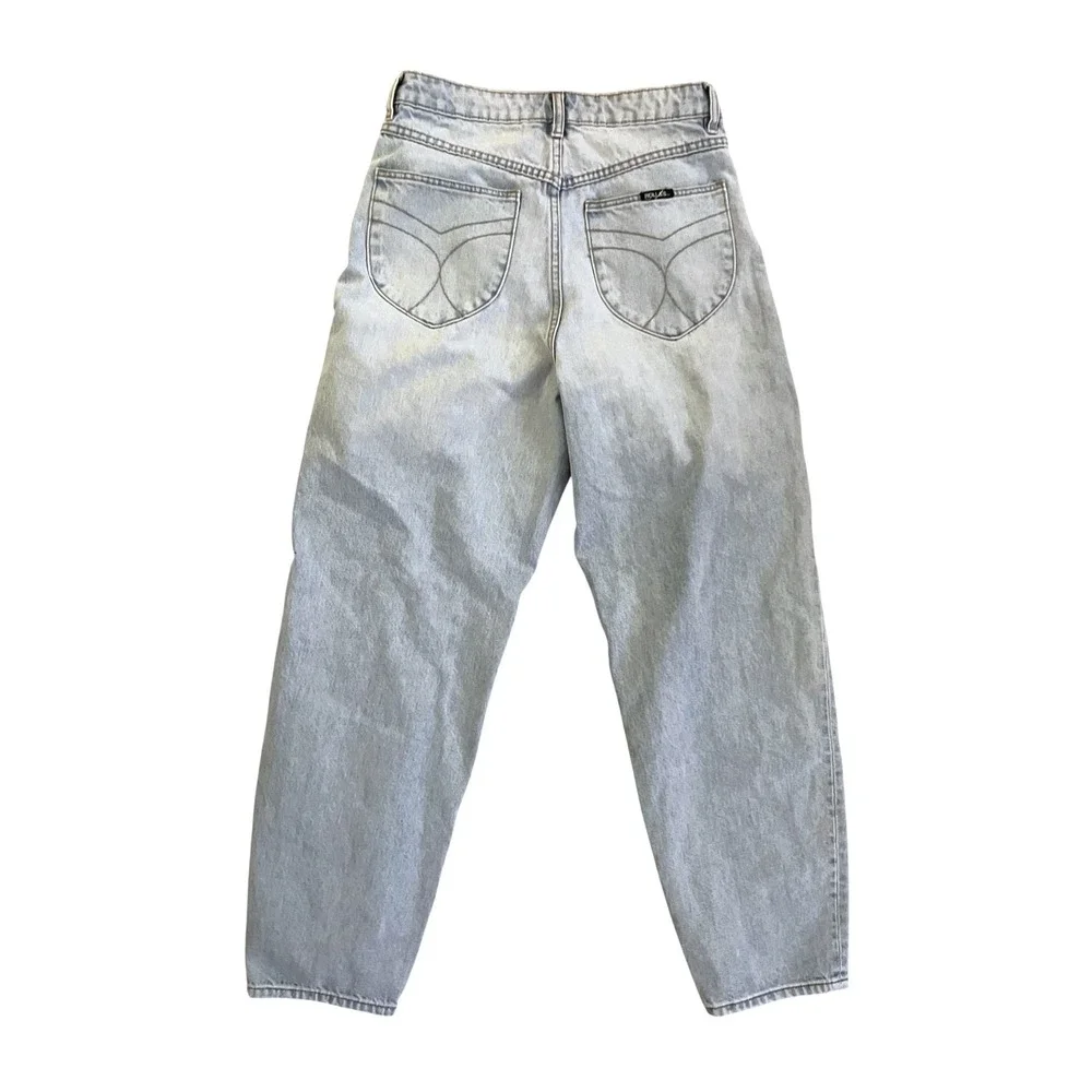 Rolla's Genie Super High Rise 80s Balloon Leg Jeans Light Wash- Size 29 - Picture 4 of 9